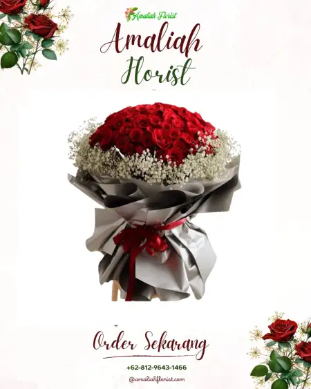 Buket Bunga Pondok Ungu